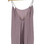 BCBG Max Azria Lilac Mauve Low Back Swing Dress Textured Stripe size Small NWT Photo 7