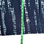 a.n.a  Tie-Dye Jersey Maxi Skirt Side Slit Casual Navy White Womens Small Photo 5