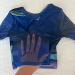 Le lis Mesh Long Sleeve Crop Top Photo 4