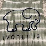 Ivory Ella green lily pad tie dye cropped tank top S Photo 12