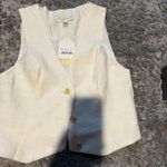 Monteau NWT  linen blend vest top small Photo 1