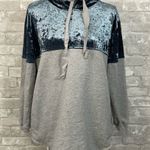 Gimmicks by BKE Gimmicks Velvet Hooded Sweatshirt Photo 0