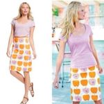 Boden apple print skirt (RARE and HTF) Orange Size undefined Photo 1