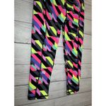 Victoria's Secret VSX SPORT Gym Yoga Workout Leggings Neon Color Block SMALL Photo 5