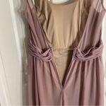 Birdy Grey  Dusty Rose Maxi Dress With Pockets Size Large NEW flawed bridesmaid Photo 9
