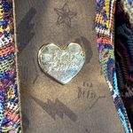 Betsey Johnson  Stilettos Chevron Open Toe Heels Purple Pink Size 7.5 ~Sashh~ New Photo 7