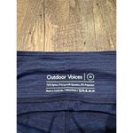 Outdoor Voices  Womens  Heathered  3/4 Crop Compression Leggings M Blue Photo 3