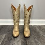 Dan Post Vintage cream brown heeled cowboy cowgirl boots - 7 N ($250) Photo 1