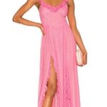 Love Shack Fancy Junia Maxi Dress | Hot Pink Cherry | NEW | 2 Photo 5
