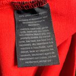 Tommy Hilfiger Women's Fitted Short Sleeve Red T-Shirt Bow Detail Size Small Photo 3