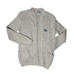 Vtg Keneth too! crotchet butterfly cardigan Tan Photo 0