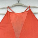 Charlotte Russe Women Halter Dress Orange Short Length Rayon Nylon Sz S Photo 4