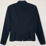 Bill Blass black quilted structured blazer size 6 Photo 28