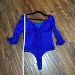 Body Shaper Faja Blouse Top Blue Lace Made in Colombia Body Control Size XL Photo 7