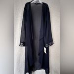 Slny Navy blue cardigan with ring stones in the sleeves Photo 1