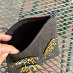 Carry All leather pouch bag evil eye design makeup bag unisex pencil case Photo 1