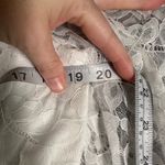 For Love & Lemons  Loretta Cropped Blouse Womens XL White Lace Floral Top NWT Photo 8