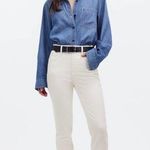 Madewell  The Perfect Vintage Jean Tile White Cream High Rise Mom Jeans Size 29 Photo 0