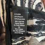 Pretty Angel Womens Black Zebra Sleeveless Top Size S Silk Whimsigoth Photo 4