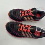Adidas  Black and Pink Athletic Shoes 8 Signature Stripes Photo 5