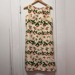 π Vintage Y2K Cynthia Howie Maggy Boutique Cream Silk Dress Cherries Size 8 π Red Photo 1