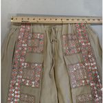Anthropologie  Skirt Women Small Tan Boho Elastic Waist Indie Prairie Peasant Photo 4