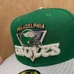 Myfitteds Philadelphia eagles Super Bowl patch size 8 new era fitted brand new in store exclusive Green Photo 2