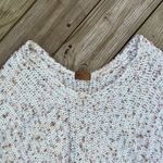 POL  Oversized White Confetti Sweater Size L Photo 2