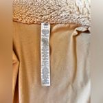 Alo Yoga NWOT Oversized Sherpa Trench Coat In Camel Teddy Jacket Size Small Photo 5