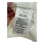 Talbots NWT  Open Stitch‎ Johnny Collar Pullover Crochet Knit Sweater White Sz 2X Photo 14