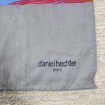 VTG Daniel Hechter Silk Scarf 30" Square Green Plaid Elephant Hand Rolled Photo 1