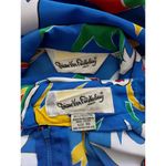 Diane Von Furstenberg  Vintage 80s Midi Skirt Top Shirt Size 10 12 Bulls Tropical Photo 10