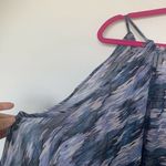 Planet Blue swim Cover Up flowy dress ONE SIZE Cold Shoulder blue purple Photo 6