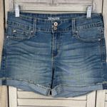 Denizen from Levi's LEVI'S DENIZEN "Modern Shorts" Stretchy Jean Shorts with Folded Cutoff Hem-2 Photo 0