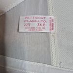 Vintage ILGW Union Made Corset Corset Bustier Petticoat Place Bra White Size 34B Photo 4