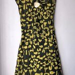 Opening Ceremony  Green & Yellow Batik Print Sleevless Collar Dress 4 Photo 0