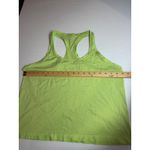 Lululemon  Racerback Tank Top Built In‎ Bra Chartreuse Yellow Green Activewear 14 Photo 2