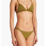 Mara Hoffman Astrid Pastel Pink UPF 50 Triangle Bikini Swimsuit Top Size Large Photo 1