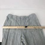 Alexander Jordan Women’s Large Linen Blend Striped Drawstring Beach Pants White Photo 8