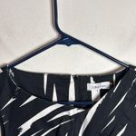Calvin Klein Sleeveless Black and White Dress Zebra print Flared skirt size 2 Photo 4