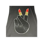 Lauren Moshi new  ✌︎︎ Deanna Lipstick Crystal Peace Fingers Dress ✌︎︎ Black XS Photo 10