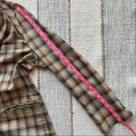 Haleine Beige Multi Plaid Long Sleeve 2 Button Front Oversized Wool Blazer Size undefined Photo 6
