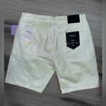 Forever 21 NWT White Shimmer Shine Slim Fit Women’s High Rise Jean Shorts Sz 32 Photo 5