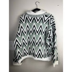 Anthropologie Saturday Sunday by Chevron Boucle Knit Cardigan Jacket Size Large Photo 8