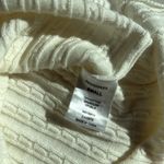 One Grey Day cable knit mini midi silk blend skirt NWT White Photo 3