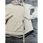 Athleta  Women's Gray Cowl Neck Athletic Wear Pullover Drawstring Hoodie sz M Photo 9