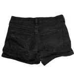 Old Navy Boyfriend Shorts Womens Size 4 Distressed Black Mid-Rise Jean Denim Photo 7