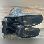 Vero Cuoio Faux Snake Skin Boots Blue Size 7 Photo 5