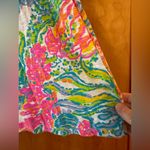 Lilly Pulitzer  Tank Top Shirt Sleeveless Beach Ocean Green Pink Blue Small Photo 2