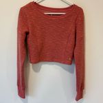 Buffbunny Collection BuffBunny Goal Digger Pink Crew Neck Cropped Pullover Sweatshirt Athleisure Photo 2